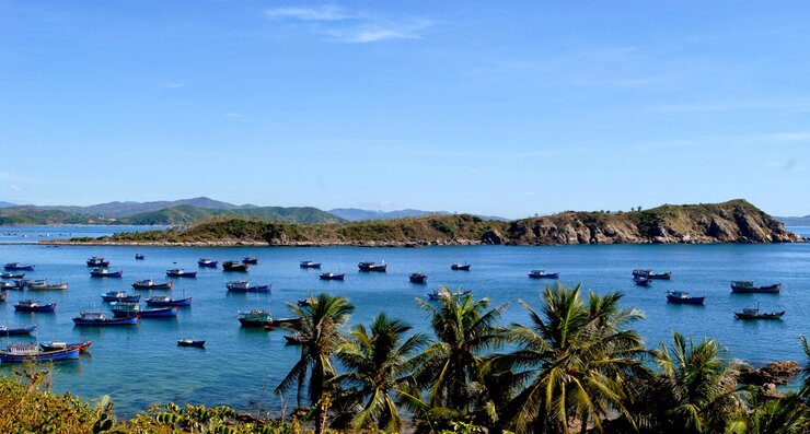 Bãi biển Cà Ná trong xanh