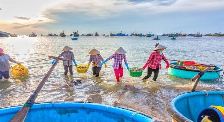 Đánh cá Làng chài Mũi Né - Du lịch MŨI NÉ
