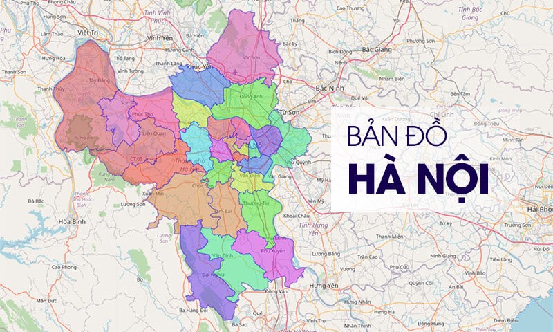 Bản đồ Hà Nội mới nhất
