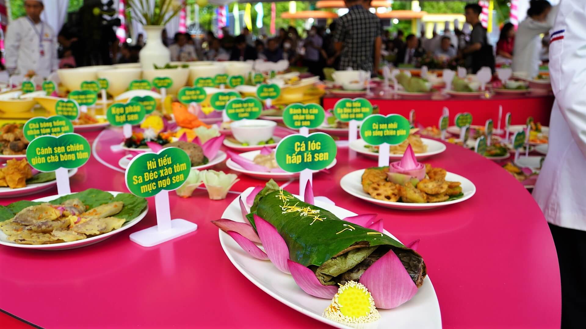 Ẩm thực từ sen Du lịch Đồng Tháp