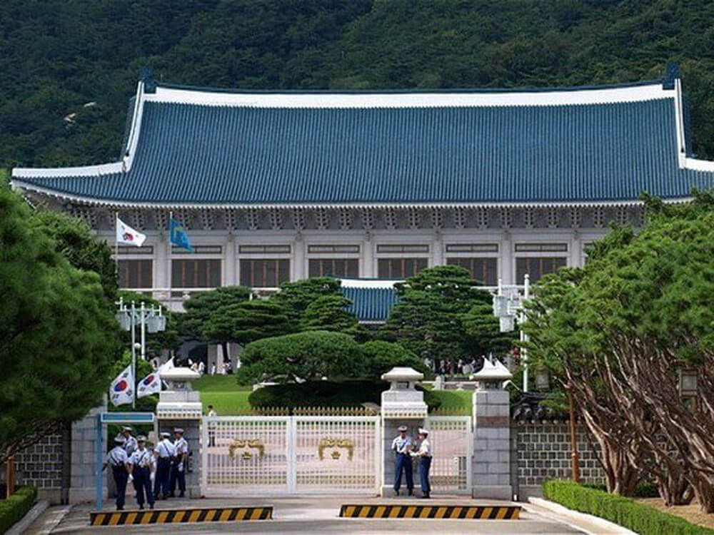 Tour du lịch Hàn Quốc - Phủ tổng thống Blue House