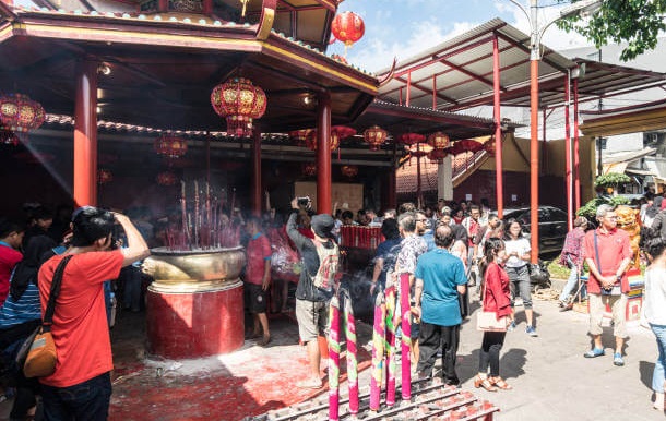 Chùa Vihara Dharma Bhakti - Du lịch Indonesia